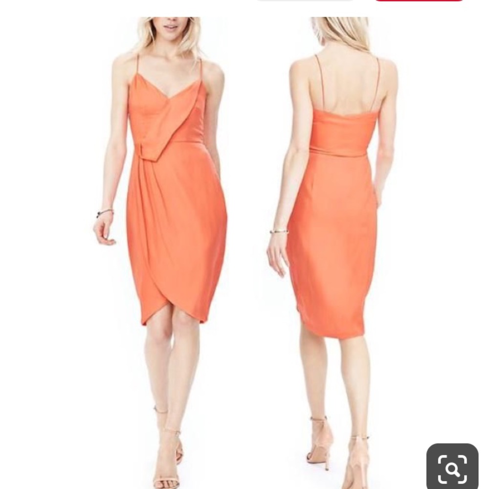 Banana Republic Coral Cocktail Dress